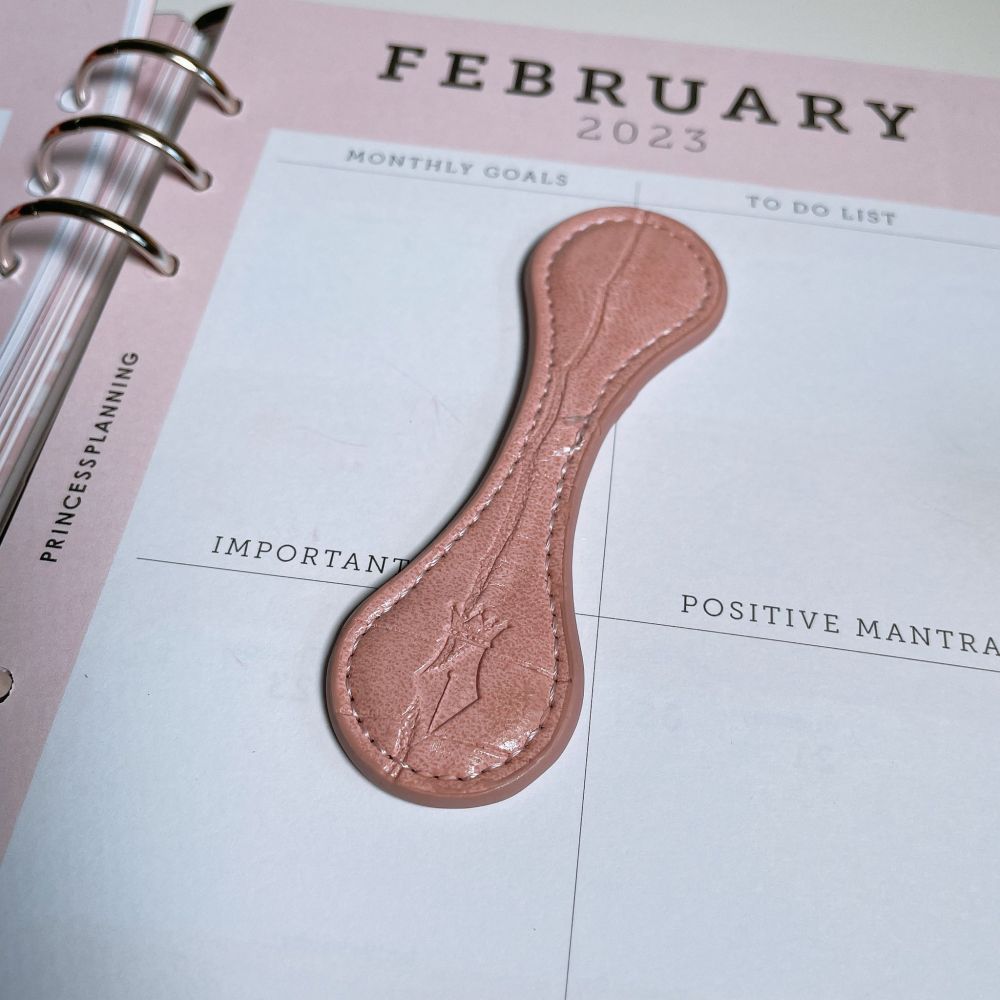 Pink Croco Page Marker